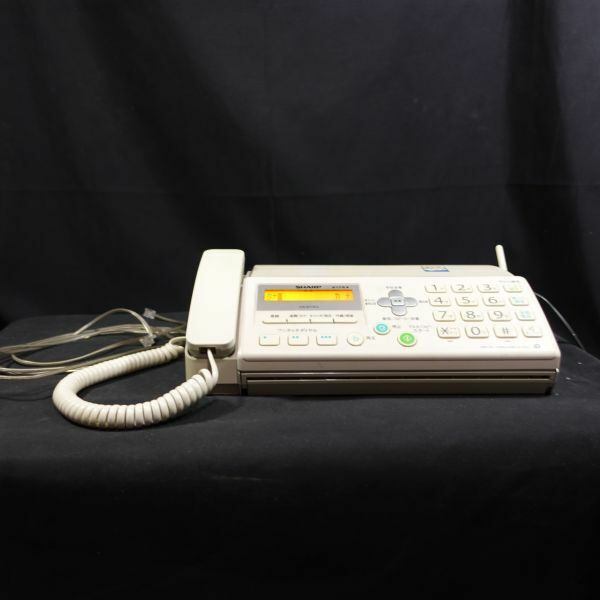 240223【現状品】デジタルコードレス ファクシミリ 電話機 親機 SHARP シャープ UX-D17CL 子機なし