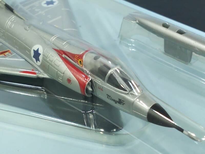 エアコンバット #19 ダッソー・ミラージュ III Dassault Mirage III イスラエル仕様 縮尺1:100 未開封 送料410円 同梱歓迎 追跡可 匿名配送
