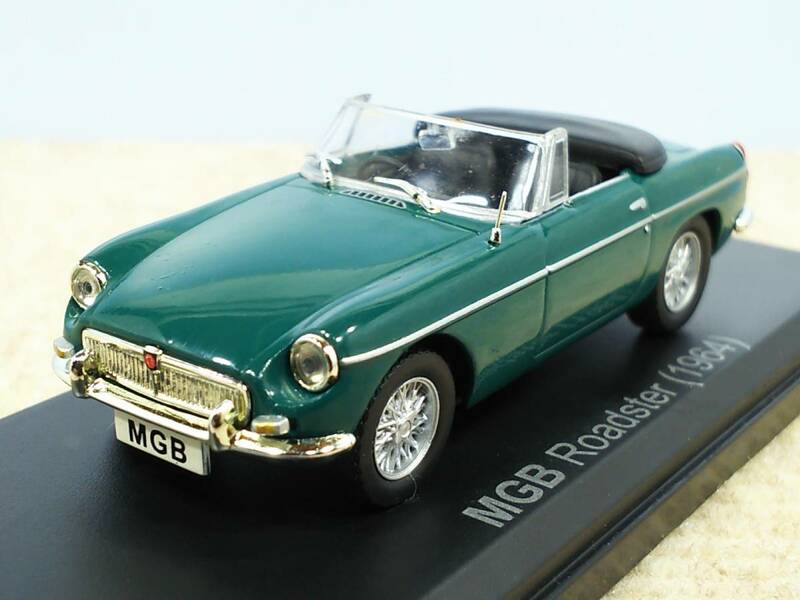 国産名車コレクション 塗装に少し難有り (外国車) MGB Roadster(1964) Green 縮尺1/43 送料410円 同梱歓迎 追跡可 匿名配送