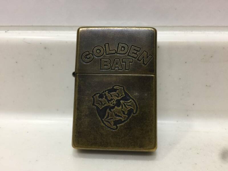 Zippo　ジッポー　GOLDEN BAT　ゴールデンバット　BRASS　　　1996年製　　　T308　　　　KJ1