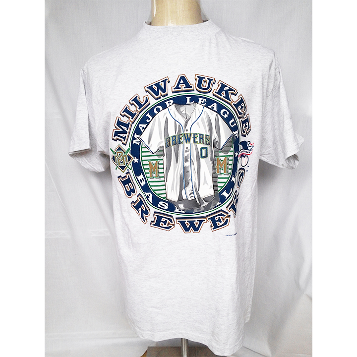 MLB ミルウォーキー ブリュワーズ 1997 MILWAUKEE BREWERS Tシャツ 半袖Tシャツ M 1352