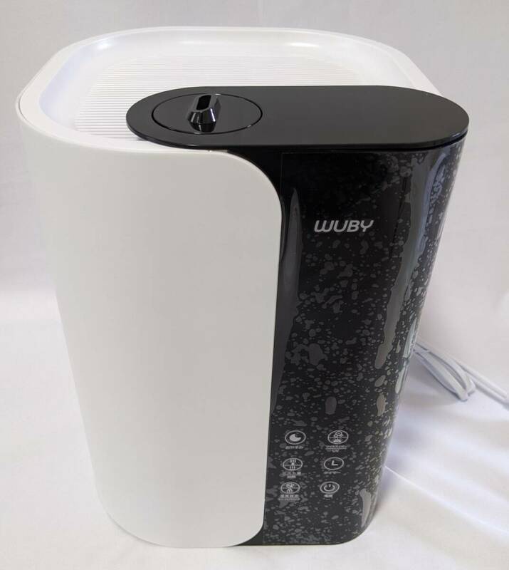 【1円出品】WUBY 室内・家庭用 超音波加湿器LP-2209 ホワイト タンク容量約6L　重量約2.4kg