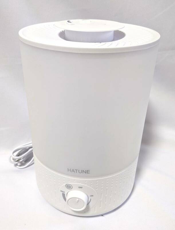 【1円出品】HATUNE 超音波式加湿器 LH-2020 ホワイト 3.5L 取扱い説明書付き