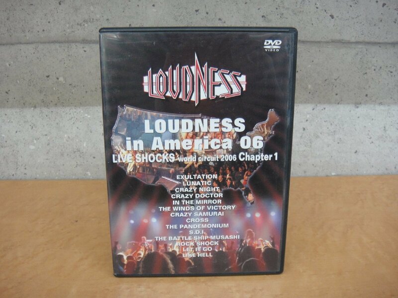 62203R LOUDNESS ラウドネス in America 06 LIVE SHOCKS world circuit 2006 chapter 1 DVD クリックポストで発送
