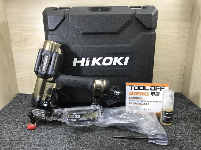 011◎未使用品・即決価格◎HiKOKI ハイコーキ 高圧ねじ打機 WF3HS 32mm