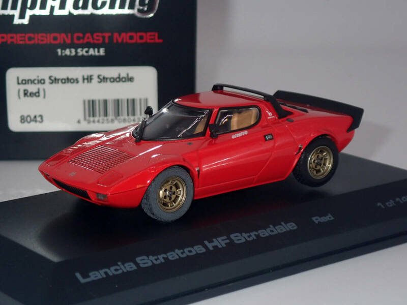 HPI racing 1/43 ランチア ストラトス Lancia Stratos HF Stradale Red 8043