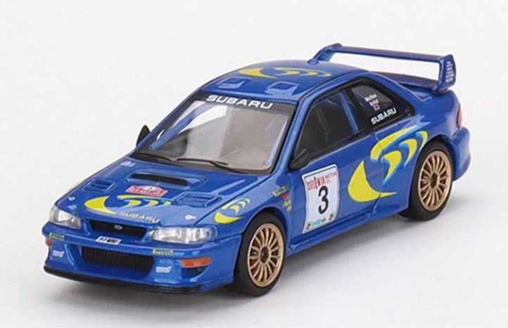 1/64 MINI-GT スバル インプレッサ WRC97ラリー・サンレモ 1997 優勝車 #3 (左ハンドル)【512】