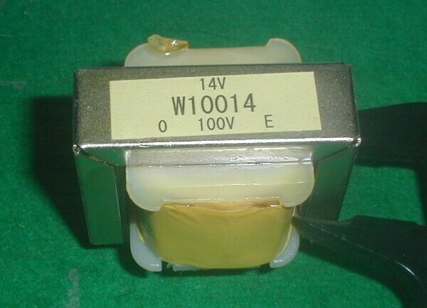 小型電源トランス　W10014 (100V-14V)