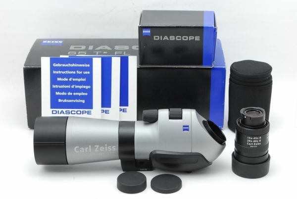 [Mint in Box] ZEISS DIASCOPE 65 T* FL Spotting Scope w/15-45x Zoom Eyepiece 8783