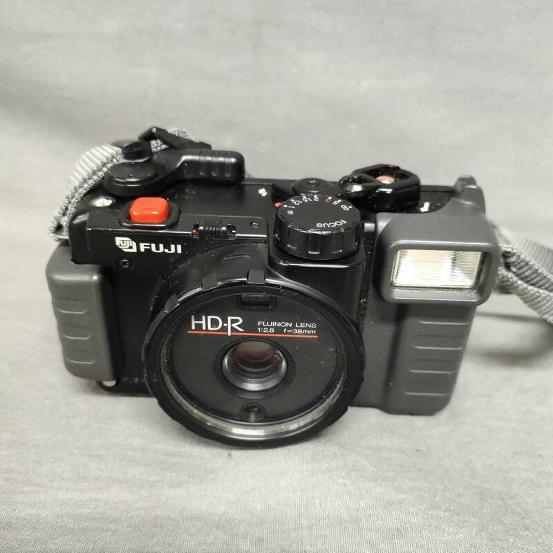 060223 GZ-04502 Fujifilm 富士フィルム .HD-R フィルムカメラ ブラック ジャンク品 