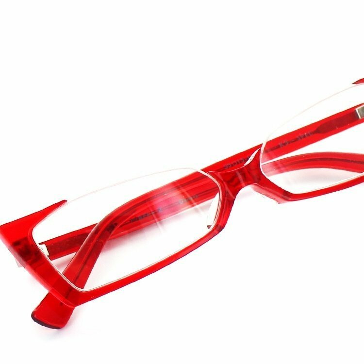 エヴァンゲリオン メガネフレーム 眼鏡 TYPE-MARI 55サイズ アンダーリム　レッド EVANGELION シン・エヴァ