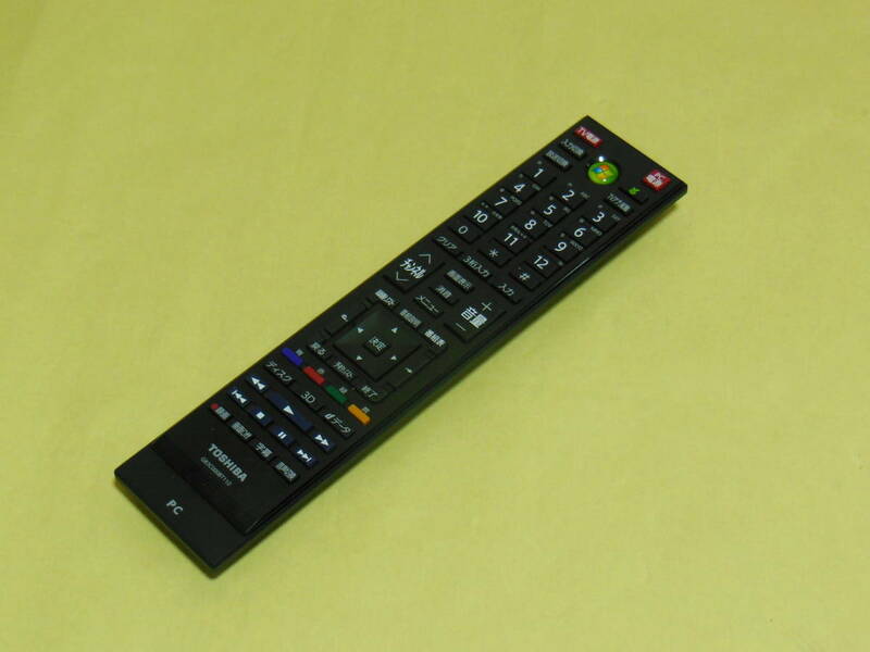 TOSHIBA 東芝 TV/PC/DVD レコーダー用 マルチリモコン G83C000BT110 即決 送料無料 #64