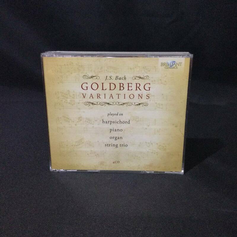 【4 CD】★BRILLIANT CLASSICS『 J.S.Bach Goldberg Variations / J.S.バッハ ゴールドベルク変奏曲 』★ T54