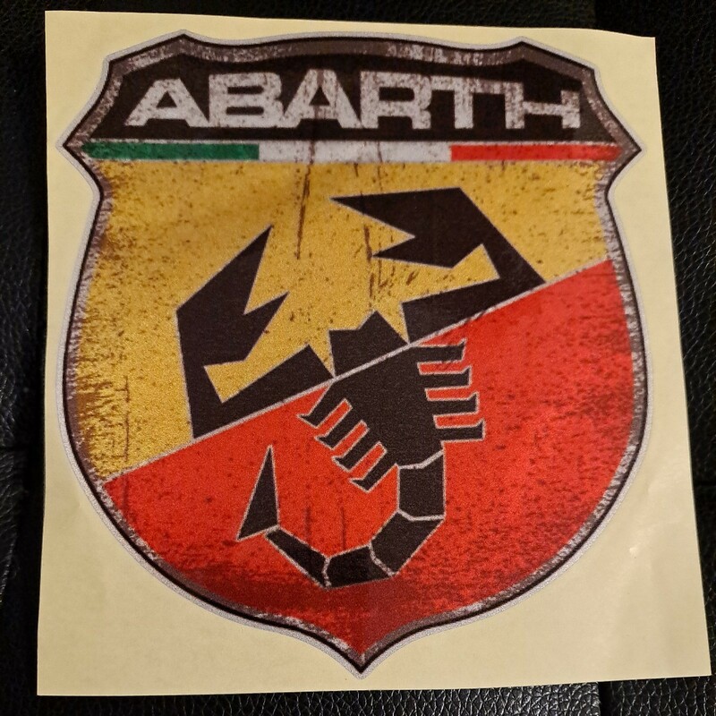 ABARTH　アバルト　ステッカー　デカール　500 595 695 124等に　1枚