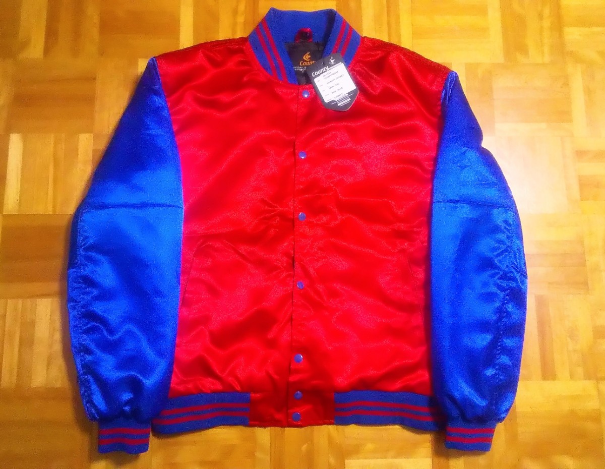 新品 サテンスタジャン サテン スタジャン レッド ブルー 赤 青 XXL XL ナイロン NBA シクサーズ 76ers クリッパーズ ピストンズ ブルズ