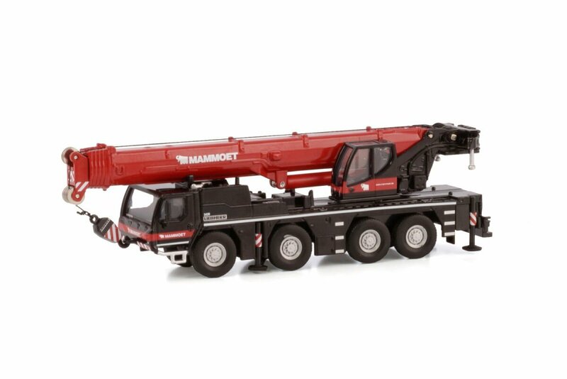 新品 WSI 1/87 HOゲージ用 MAMMOET マムート LIEBHERR リープヘル LTM 1120-4.1 モバイルクレーン 重機 / 建機 72-2203 / 410111