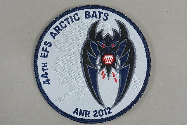 ★ 44TH EFS ARCTIC BATS ANR 2012 ワッペン/パッチ ベルクロあり