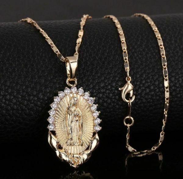 新品 18ｋgp ゴールド ダイヤモンドcz マリアコインネックレス 11g 45cm メンズレディース 高品質 上質 質感 大人気 Maria coin necklace