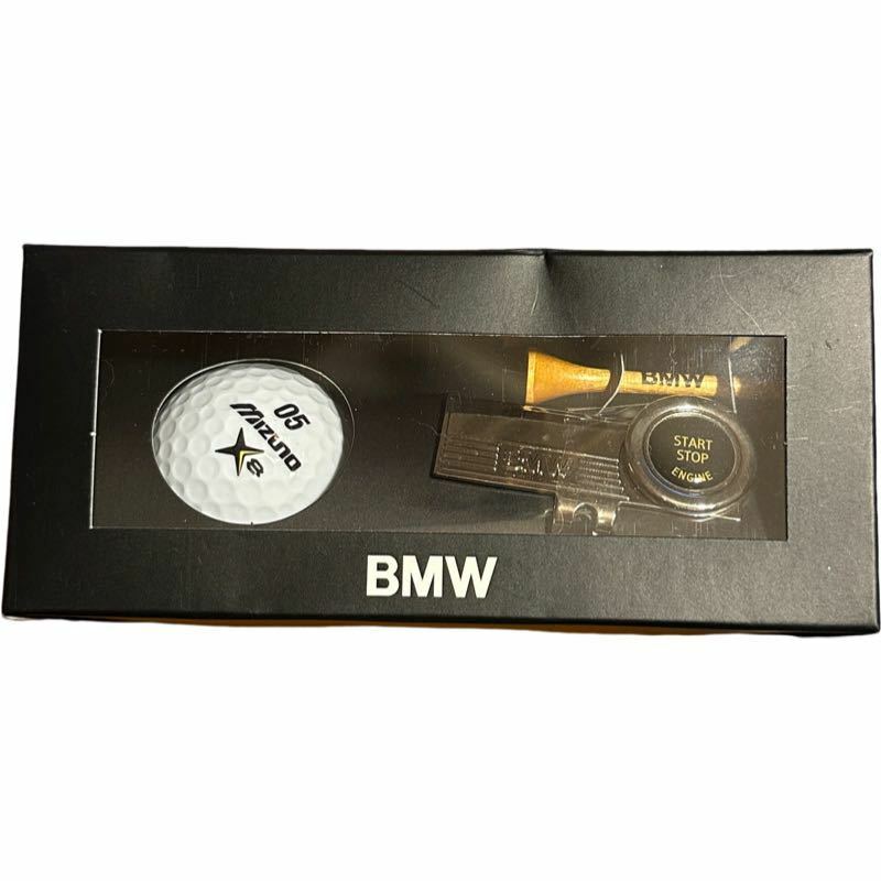 BMW ゴルフボールセット ゴルフボール クリップ＆マーカー ティ3本 未使用