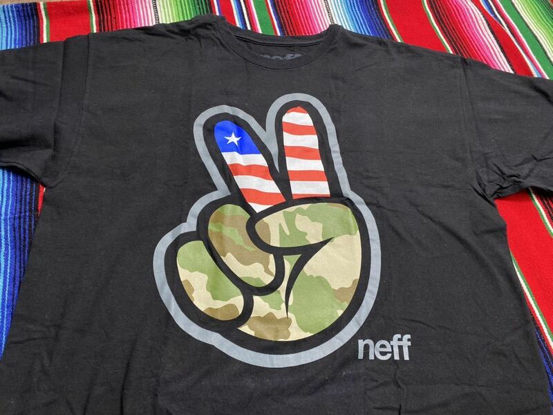 中古品　NEFF ネフ　Tee メンズXLサイズ スノーボード　スノボ　半袖Tシャツ