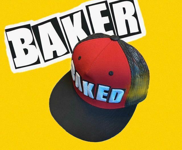 未使用　中古品　BAKER ベーカー　スケートボード　キャップ　SK8 スケボー