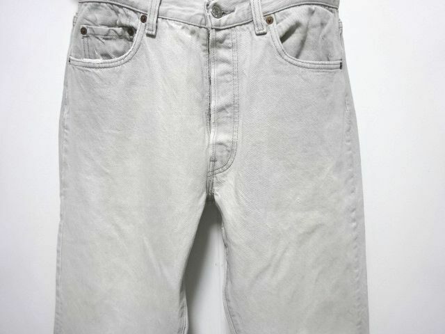 Levi’s 80s vintage original 501 DENIM PANTS 34 size / リーバイス 先染めグレー デニム パンツ 1986年 USA製 メンズ