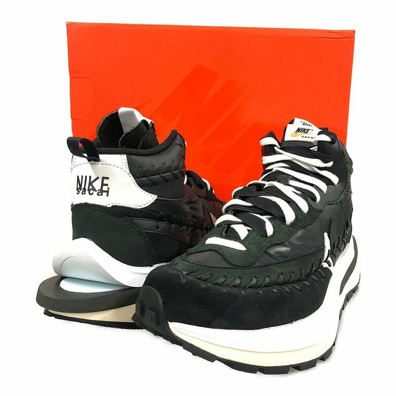 NIKE ナイキ × sacai × Jean-Paul Gaultier 品番 DH9186-001 NIKE LDVAPORWAFFLE MIX シューズ 黒×白 US10＝28cm 正規品 / 33441