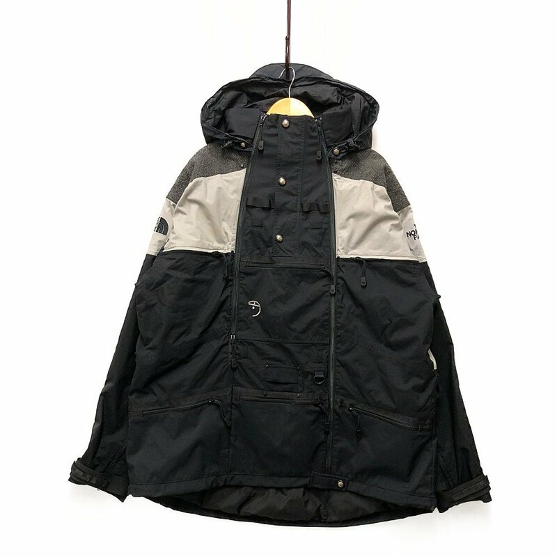 THE NORTH FACE ザ・ノースフェイス STEEP TECH スティープテック プルオーバー フード ジャケット ブラック サイズ 3XL 正規品 / 32246