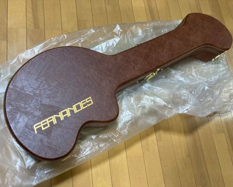 ★未使用新品! FERNANDES ZO-3専用 ハードケース ブラウン フェルナンデス純正