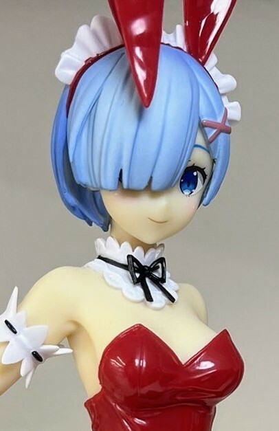 定形外510円Re:ゼロから始める異世界生活 BiCuteBunniesFigure レムラム バニーレッドカラーフィギュアRe:Zero Rem Ram RED BUNNY FuRyu　