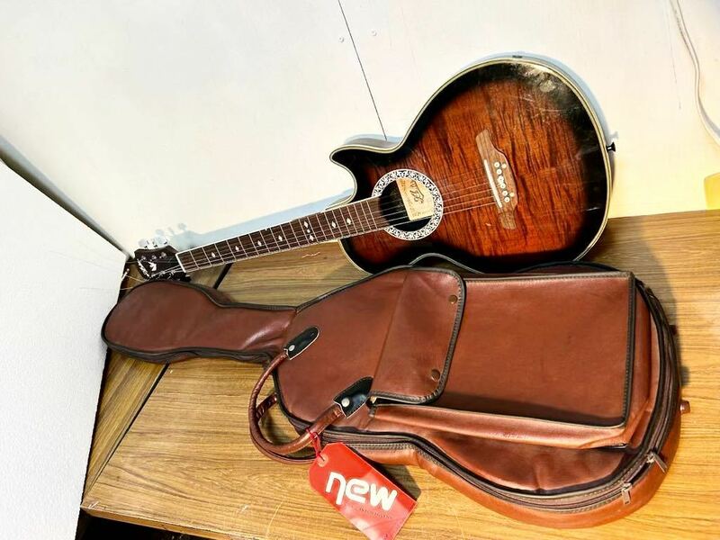 ARIA アリア エレアコ ギター AMB-35S 全長98cm エレクトリック・アコースティックギター ケース付き