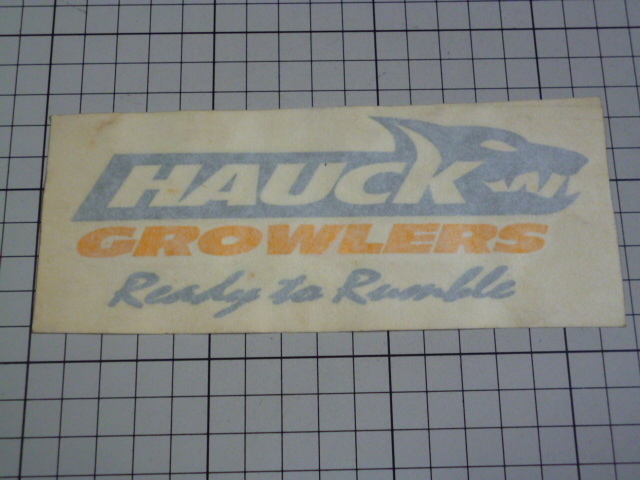 HAUCKW GROWLERS ステッカー (切り文字/153×57mm)