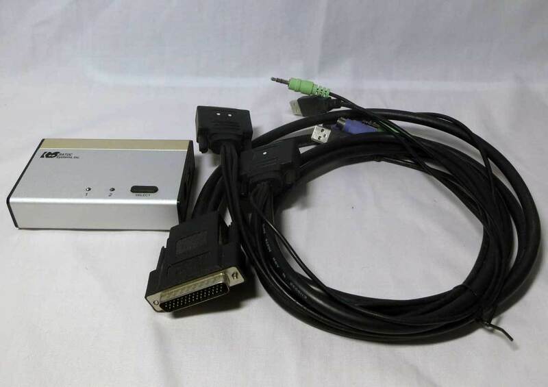 RATOC Systems REX-230XDA パソコン自動切替器 DVI Audio PS/2 USB