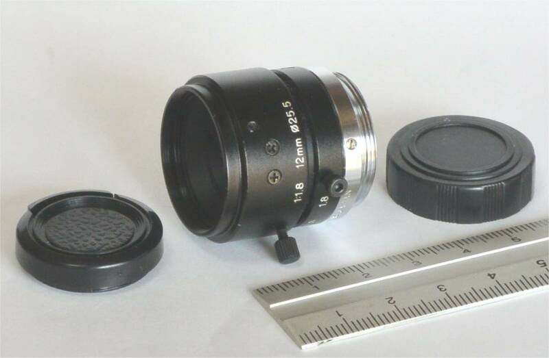 ★ Tamron/タムロン　25HB　12mm F1.8　Cマウント レンズ 2/3”　FA産業用　動作確認　TV LENS　ニコン1で