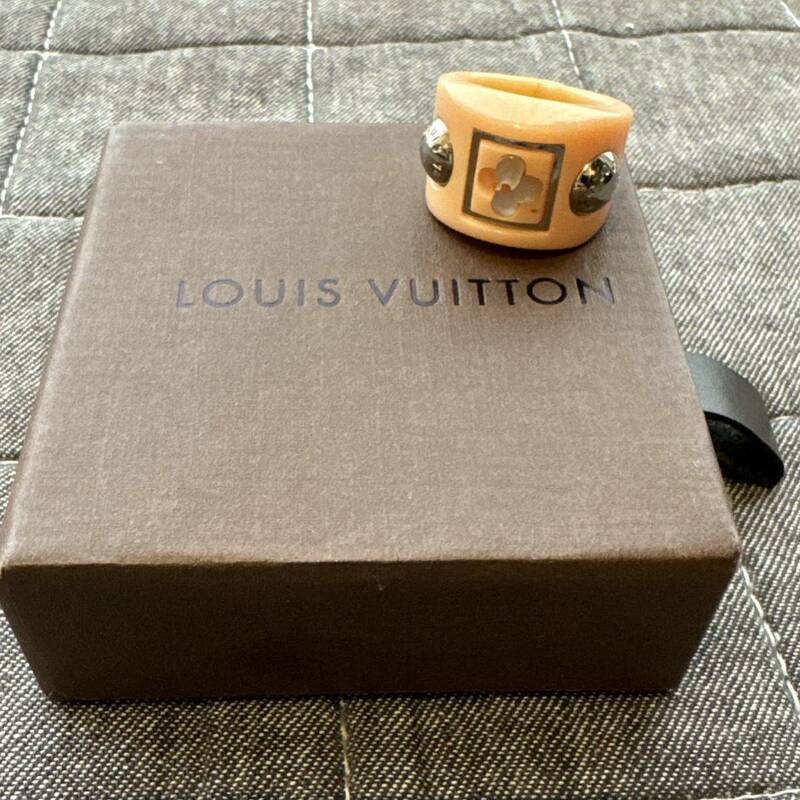 LOUIS VUITTON ルイヴィトン バーグ ランダムフラワー リング 指輪 M