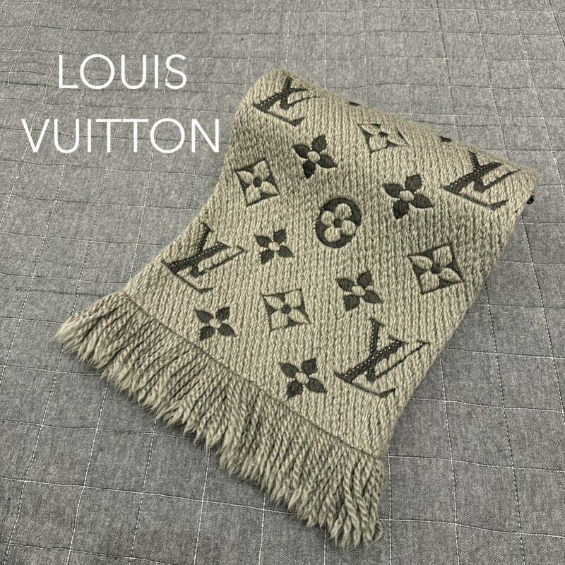 LOUIS VUITTON ルイヴィトン エシャルプ ロゴマニア マフラー