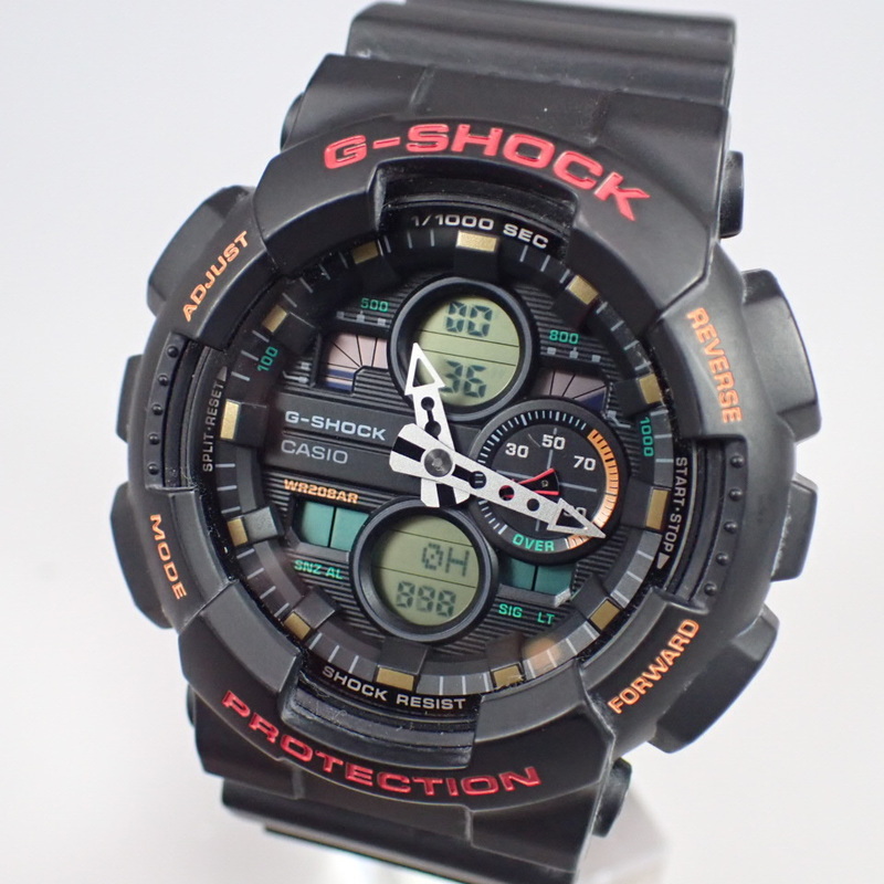 カシオ CASIO Gショック BASIC GA-140-1A4JF ブラック文字盤 腕時計 メンズ