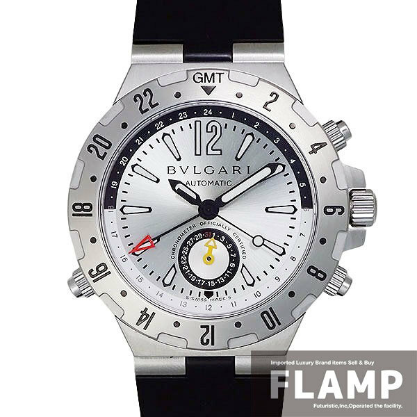 BVLGARI ブルガリ ディアゴノ プロフェッショナル GMT GMT40S 自動巻き OH済み メンズ 腕時計【中古】