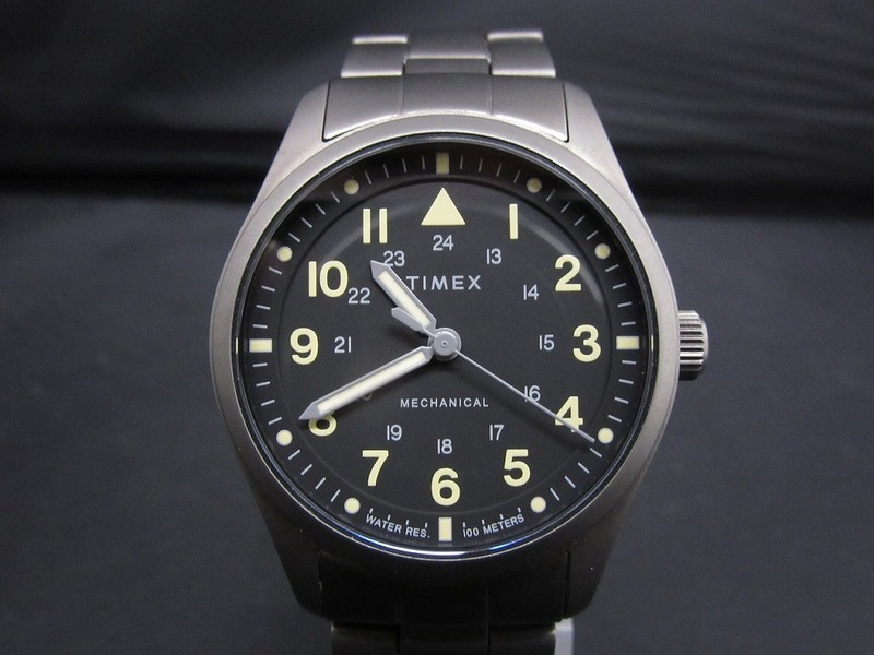 タイメックス TIMEX エクスペディション ノース 手巻き腕時計 メンズ ブラック TW2V41700