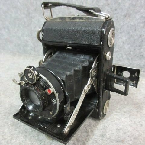 アンティーク カメラ 蛇腹カメラ [B23944] 縦8cm 横12cm IKONTA F4.5 レトロ インテリア