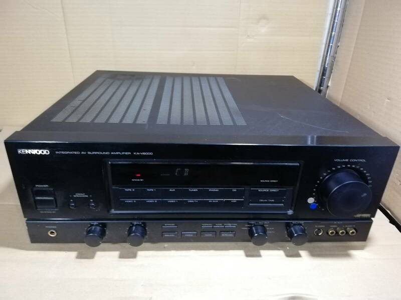 ◆KENWOOD KA-V6000/kav6000 ステレオパワーアンプ ケンウッド ジャンク J-4081