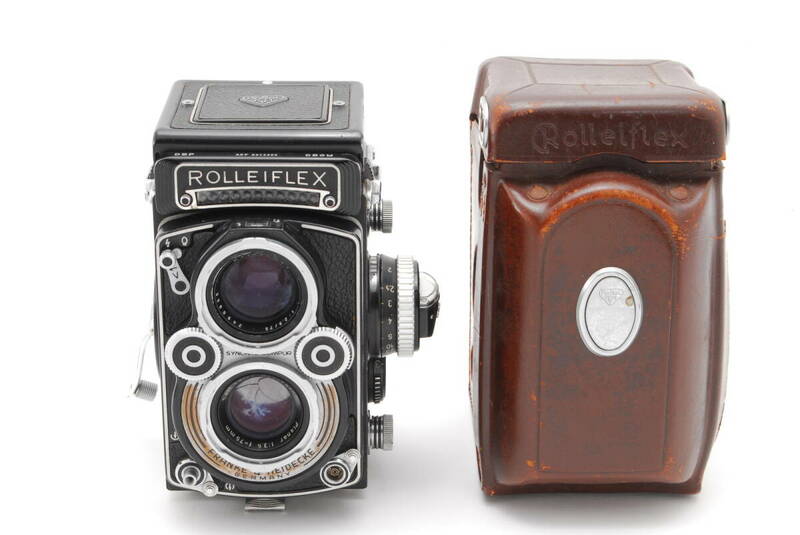 【良品】 RolleiFlex 3.5F TLR Medium Format Camera Planar 75mm f/3.5 ローライ 二眼レフカメラ 撮影 #1103
