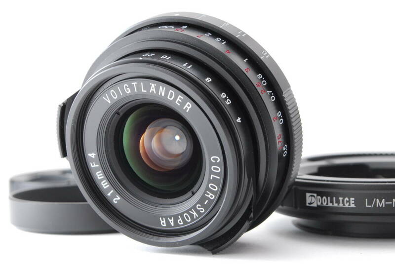 【超美品】 Voigtlander Color Skopar 21mm f/4 P M Mount MF Lens フォクトレンダー マニュアル レンズ 一眼レフ #1166