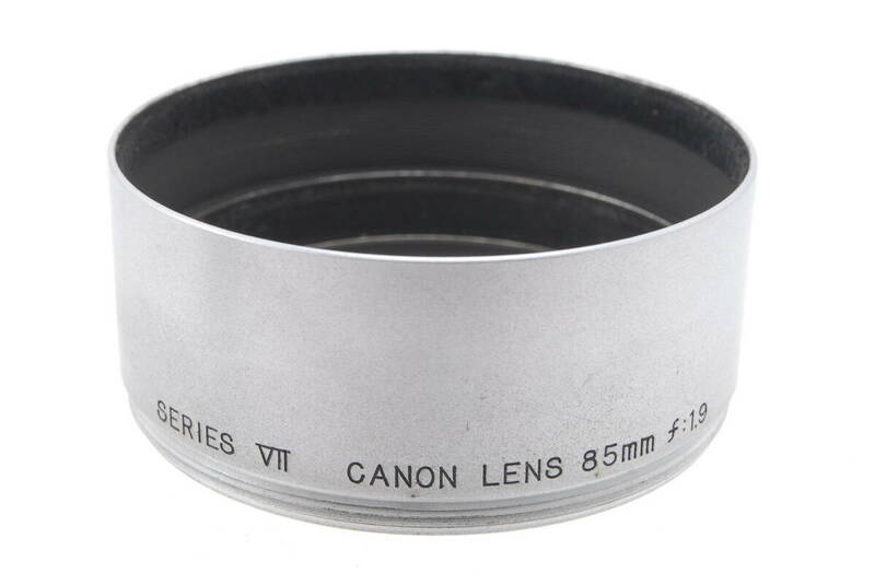 【美品】 Canon Metal Hood Series VII for 85mm f/1.9 LTM Leica Screw キヤノン メタルレンズフード アクセサリー #1187