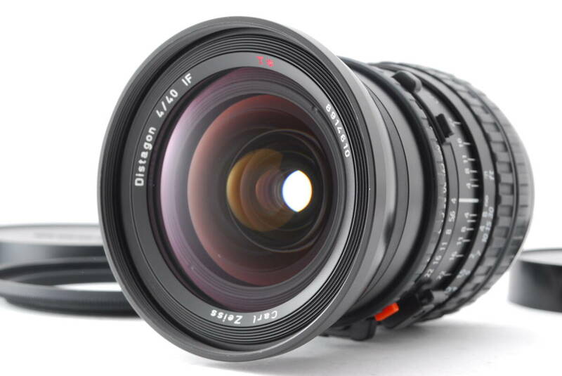 【美品】 Hasselblad Carl Zeiss T* Distagon CFE 40mm f/4 IF Lens ハッセルブラッド 中判カメラ レンズ #1203