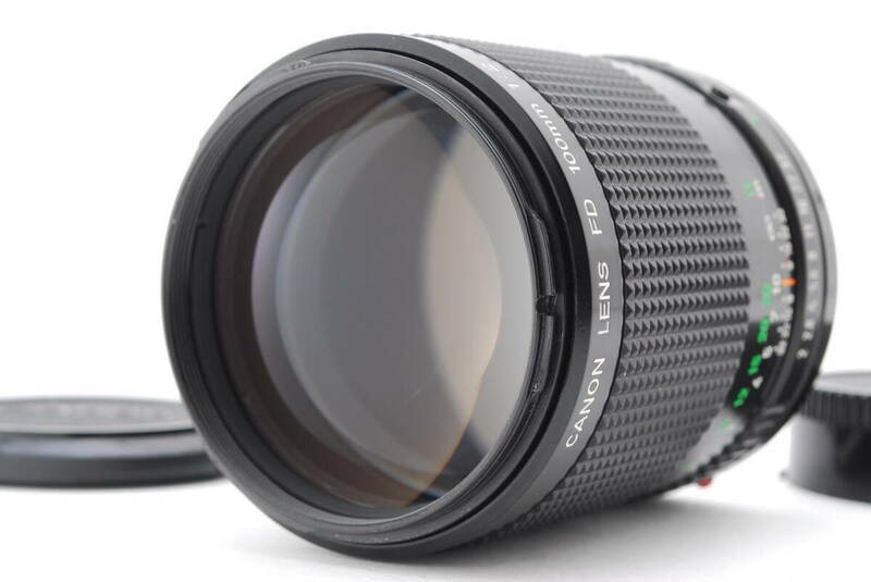 【美品】 Canon New FD NFD 100mm f/2 Telephoto MF Lens キヤノン 中望遠 マニュアルフォーカス レンズ #1216