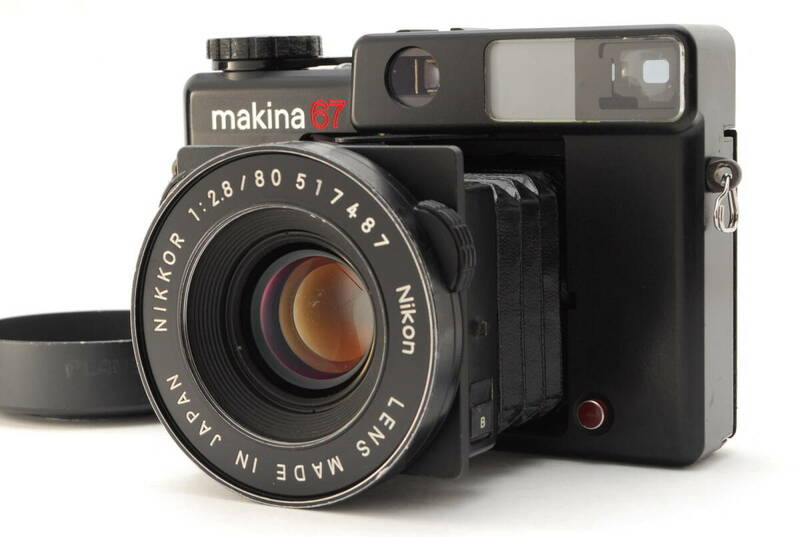 【良品】Plaubel Makina 67 6x7 Medium Format Rangefinder Camera 露出計OK レンジファインダー 中判カメラ 撮影 #0986