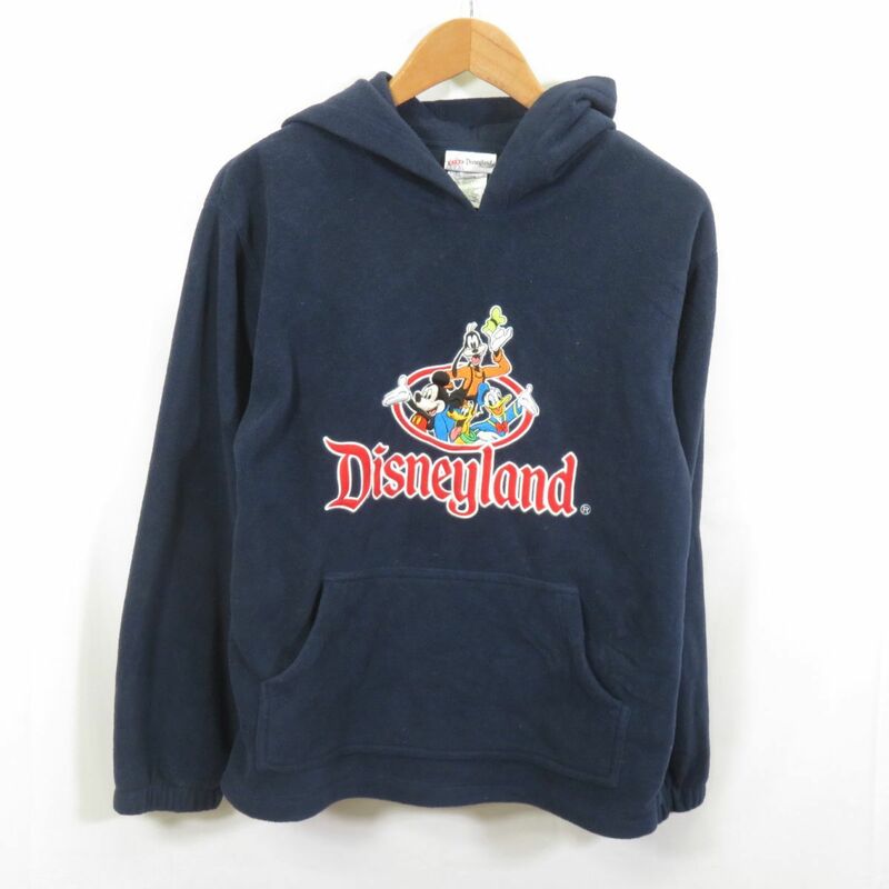 90s Disney フリース プルオーバー パーカー sizeキッズXL/ディズニー USA 古着　0203