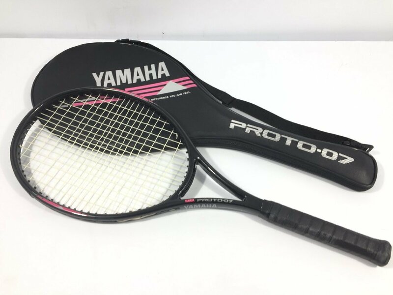 YAMAHA　　ヤマハ　　テニスラケット　　PROTO・07　　カバー付き　　現状品　　OS2.007　/03
