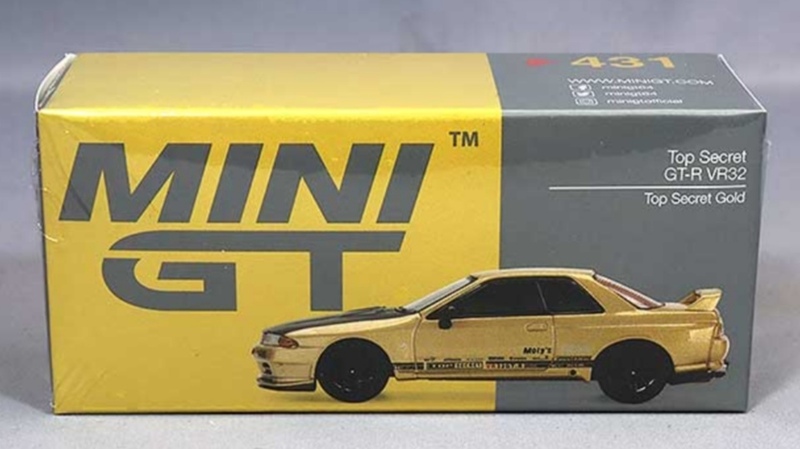 即決！ ミニGT 1/64 トップシークレット 日産 スカイライン GT-R VR32 トップシークレットゴールド 右ハンドル 日本限定品 新品・未開封品